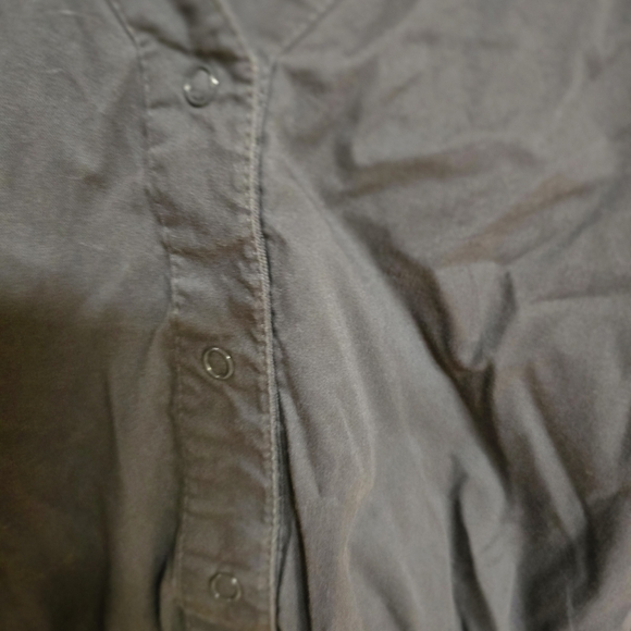 Butter Women's Deep Blue V-Neck Blouse - Picture 6 of 6